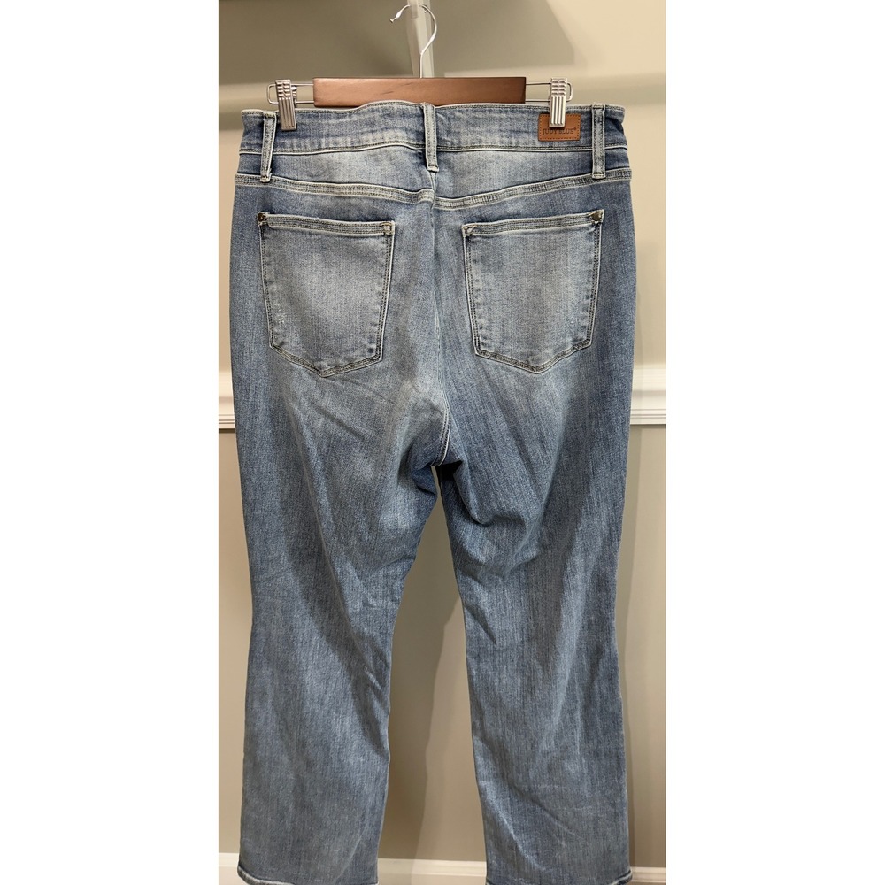 Judy Blue Womens Mid Rise Straight Leg Jeans Medium Wash Blue Denim 16W - Picture 4 of 4
